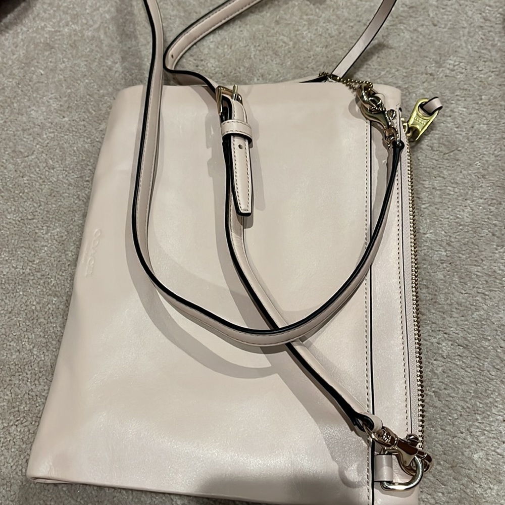 Euc Coach Madison Leather And Python Felicia Cros… - image 5